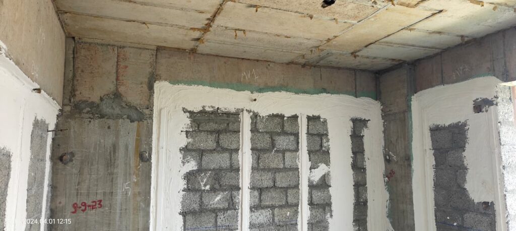 π§± Wall plaster before/after